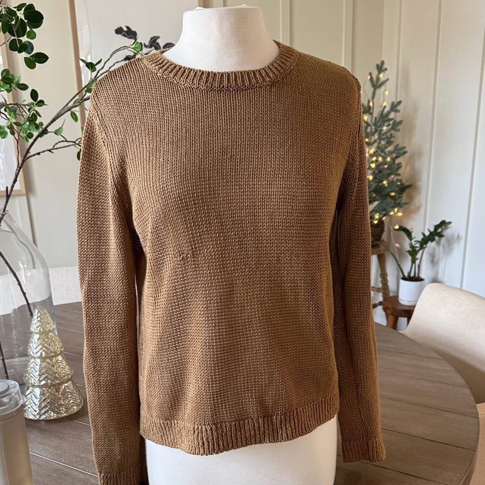 Jenni Kayne lightweight linen crew sweater